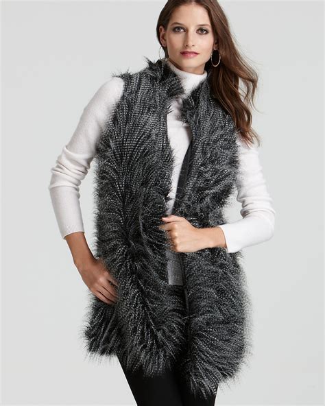 Michael kors faux fur vest + FREE SHIPPING 